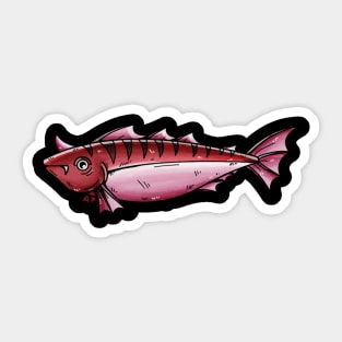 Monster Fish Sticker